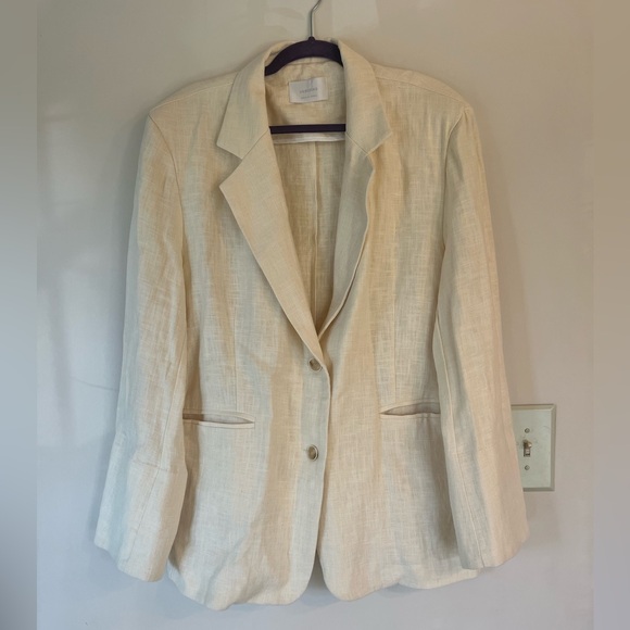 Cream colored blazer size xl - Unboxing made in korea - Picture 1 of 7